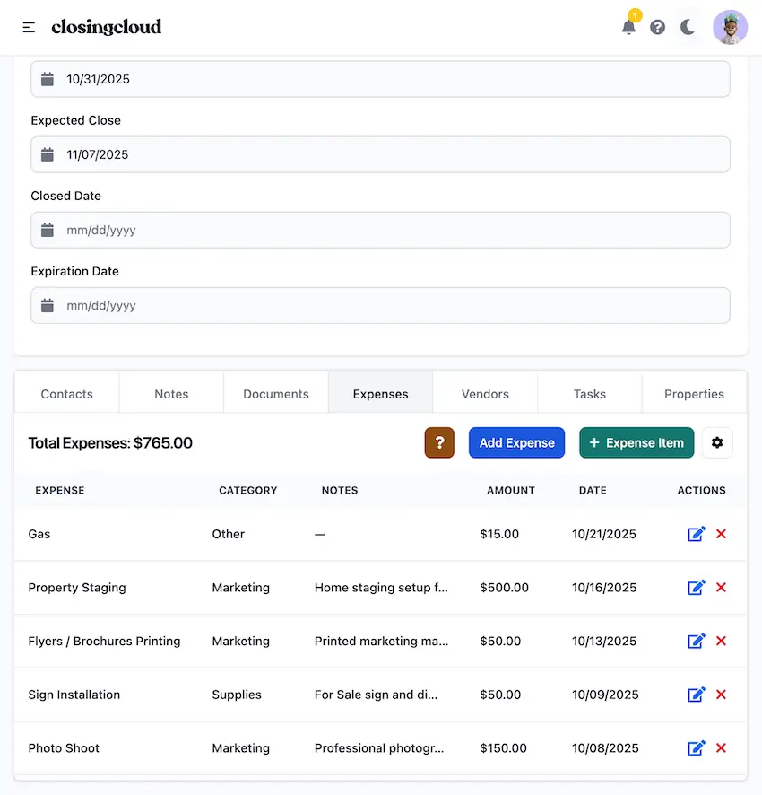 Closing Cloud Expense Tracking